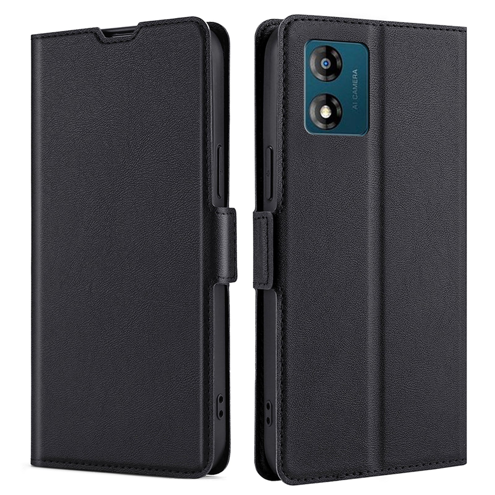 Stand Cell Phone Case for Motorola Moto E13 4G PU Leather Card Holder Protective Phone Cover Stand Cell Phone Case for Motorola Moto E13 4G PU Leather Card Holder Protective Phone Cover